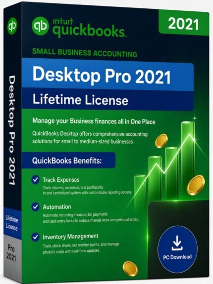 QuickBooks Desktop Pro 2021 – Authentic Lifetime License | Guaranteed Activation